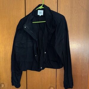 Madden NYC Women's Utility Jacket in Black